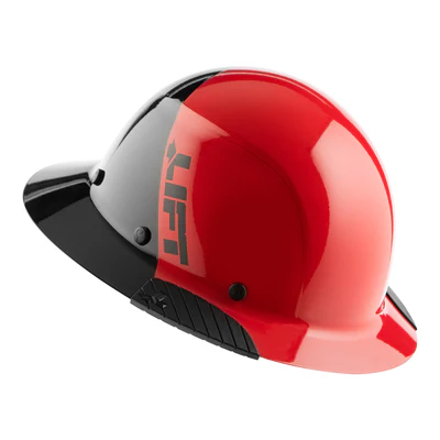 HDF50-20RD DAX HARD HAT BLK & RED