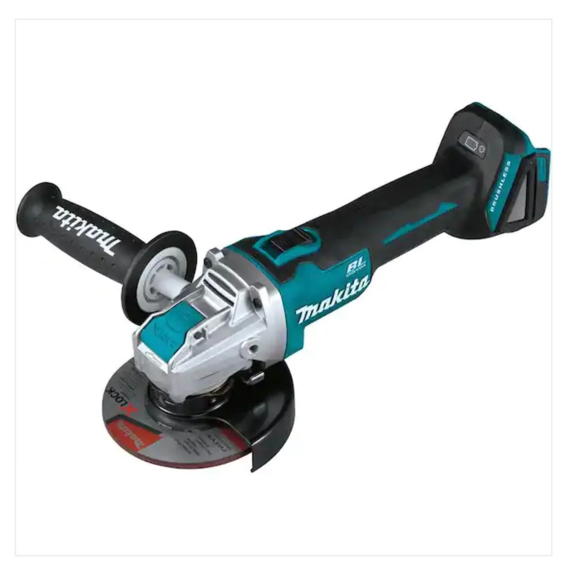 XAG25Z MAKITA 18V LXT BRUSHLESS 4-1/2"/5"X-LOCK ANGLE GRINDER W/AFT