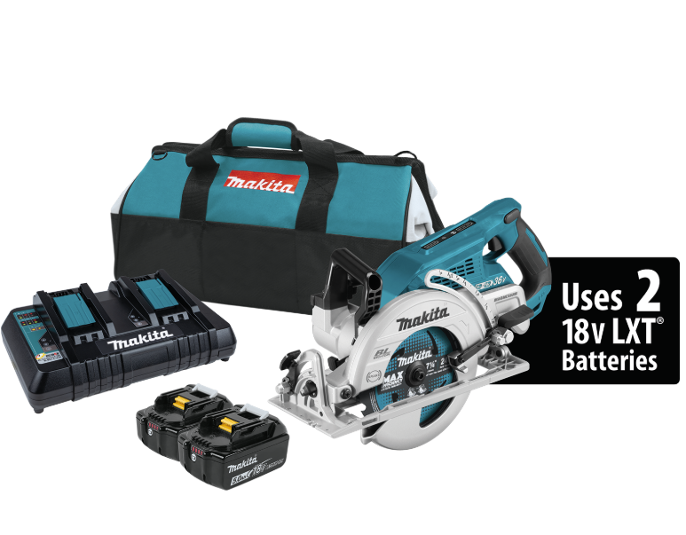 XSR01PT 36V (18V X2) LXT® Brushless Rear Handle 7‑1/4" Circular Saw Kit (5.0Ah)