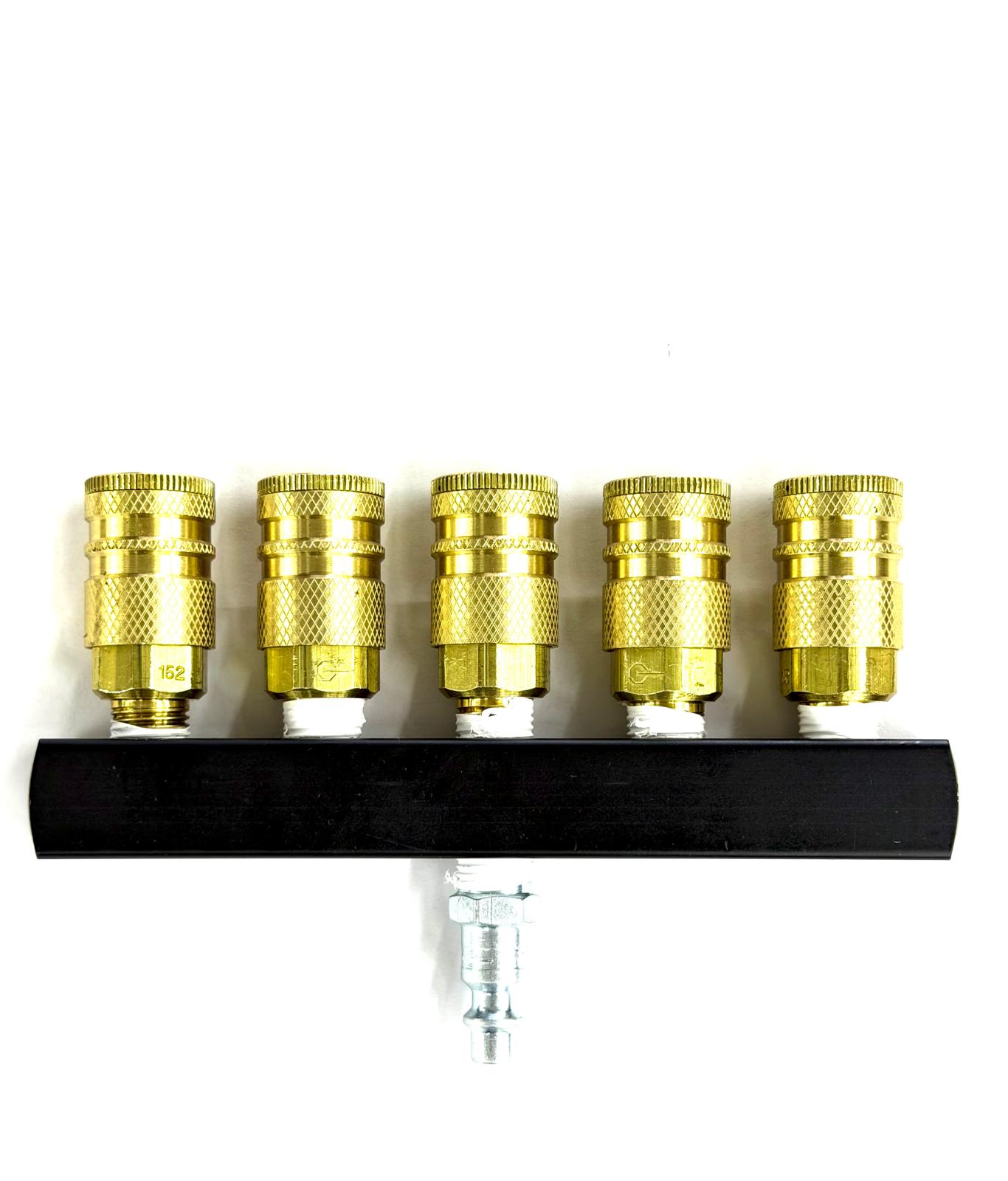 5 - PORT MANIFOLD 1/4" COILHOSE  BY PRIETO'S 