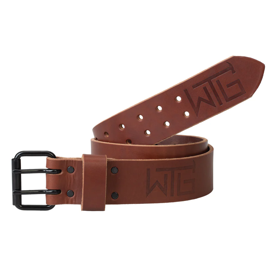 85617-65-01   2" Bridle Leather Belt LARGE/XLARGE (BROWN)