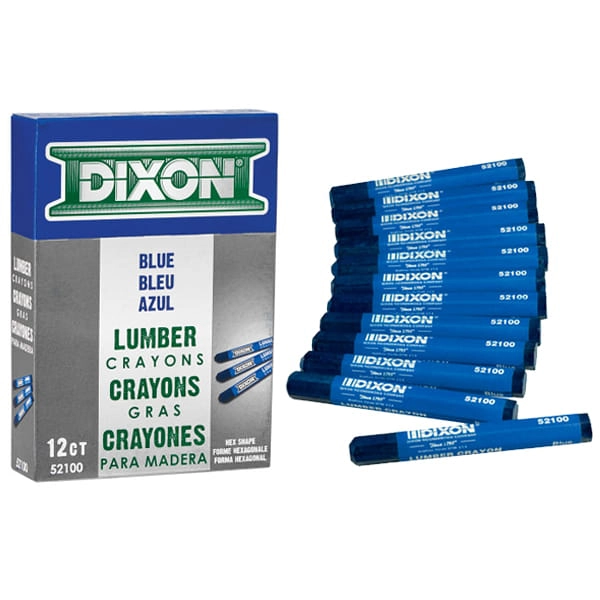 52100 LUMBER CRAYONS BLUE