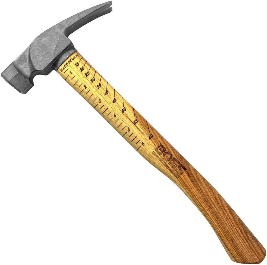 Boss Titanium Hammer Hickory Handle(SMOOTH FACE)