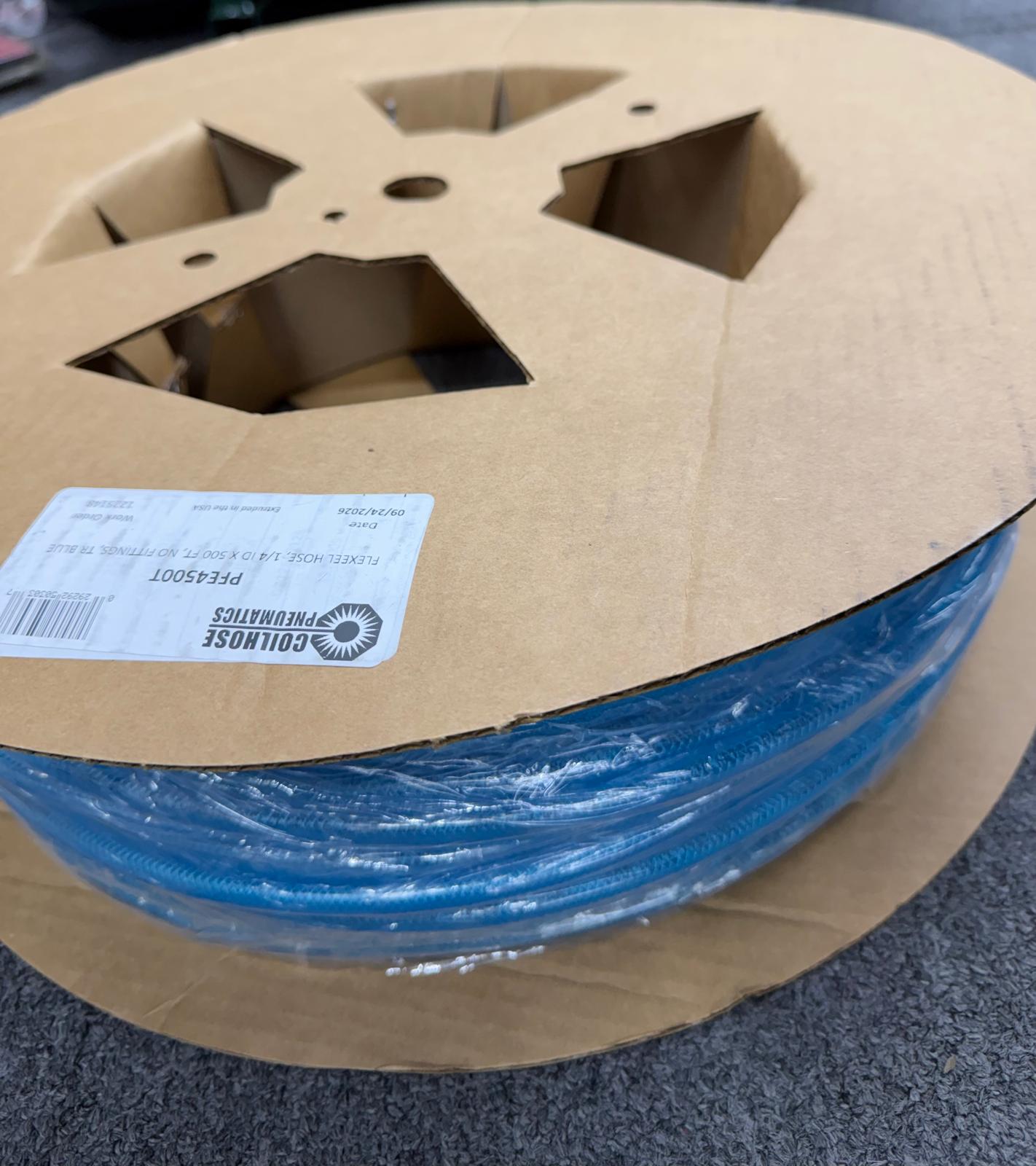 PFE4500T  FLEXEEL HOSE 1/4 X 500; W/O FITTINGS- BLUE 