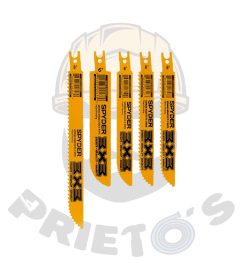 200228 SPYDER 5PC RECIPROCATING SAW BLADE KIT